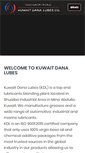 Mobile Screenshot of kuwaitdanalubes.com